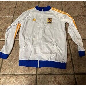 Adidas Tigres UANL DNA Track Top large white blue gold